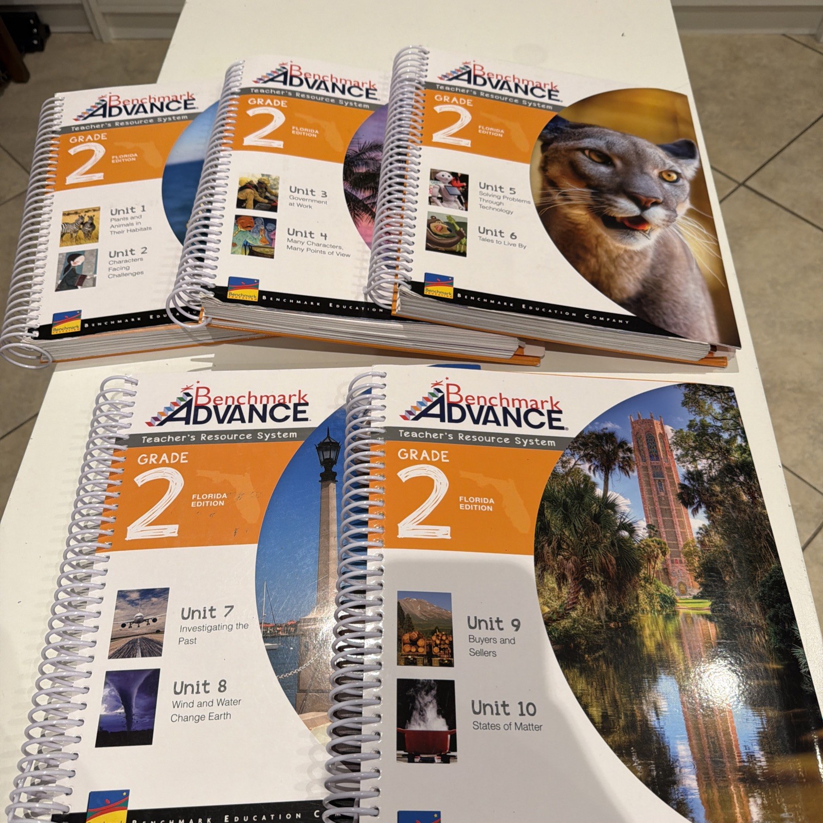 Benchmark Advance Grade 2 Units 1-10 Teacher Resource System Florida Edition