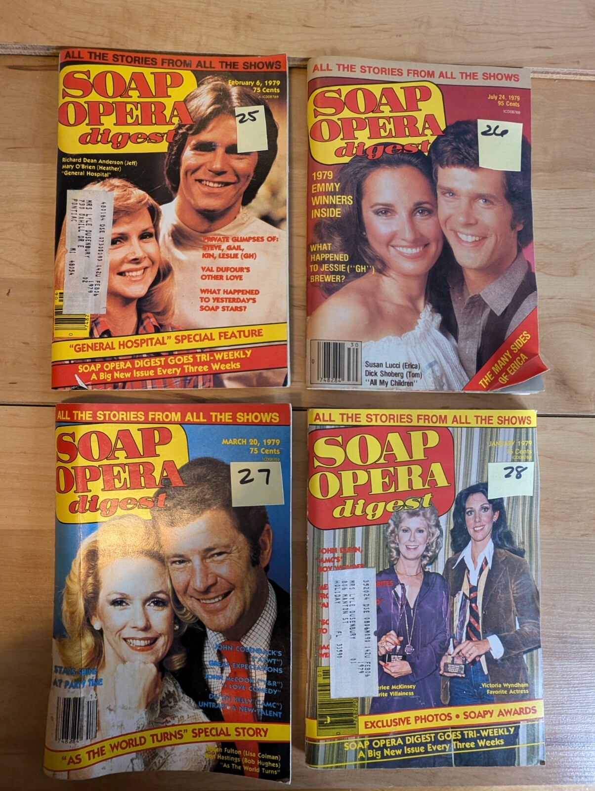 Soap Opera Digest Magazine 1979 1980 1981 Vintage