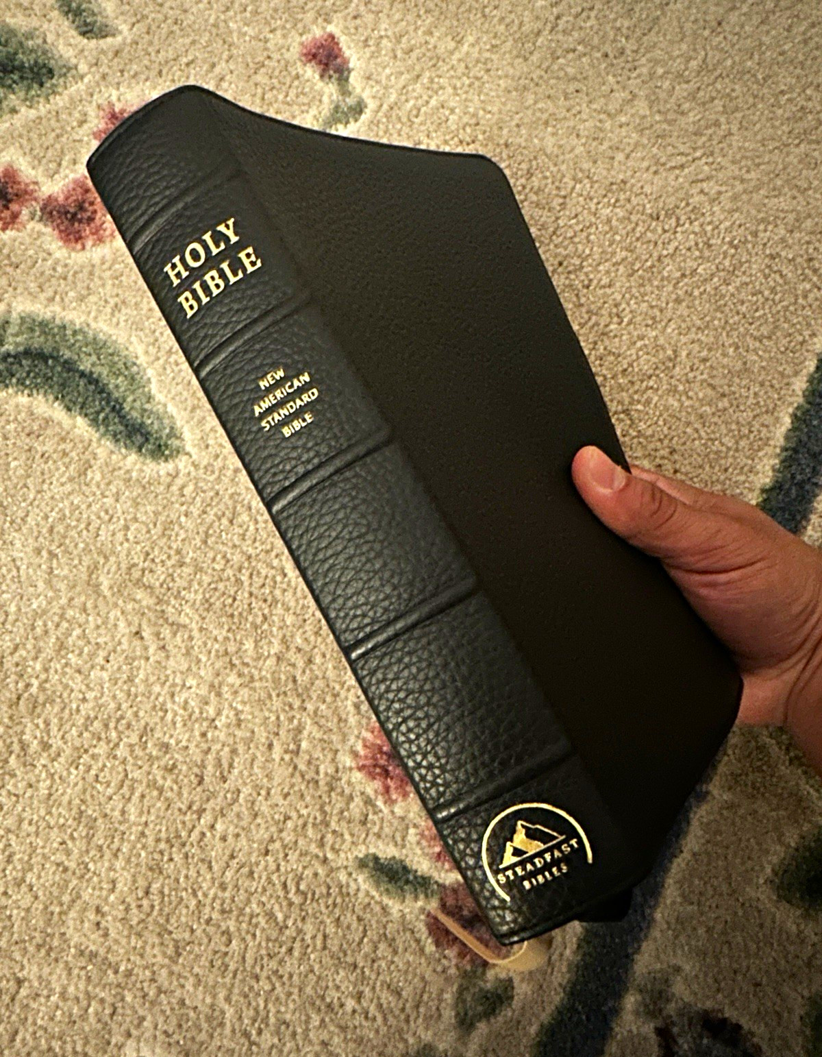 Steadfast Bibles NASB’95 Handy Size Black Cowhide