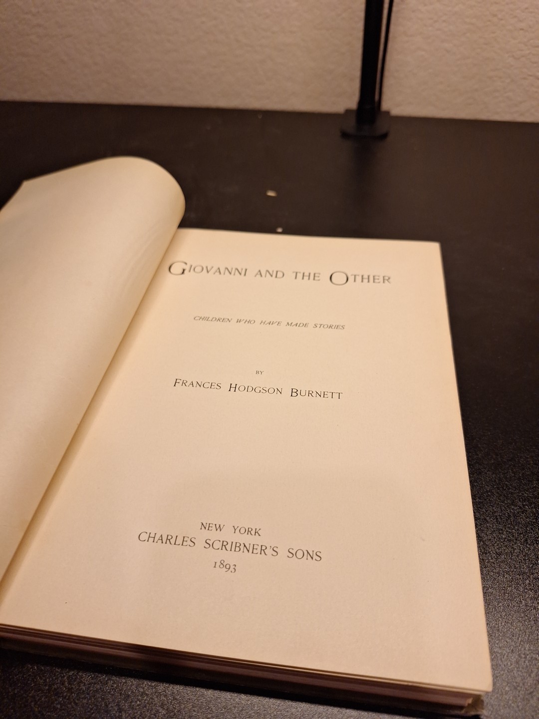 Giovanni and the Other Frances by Hodgson Burnett (1893, Hardcover)