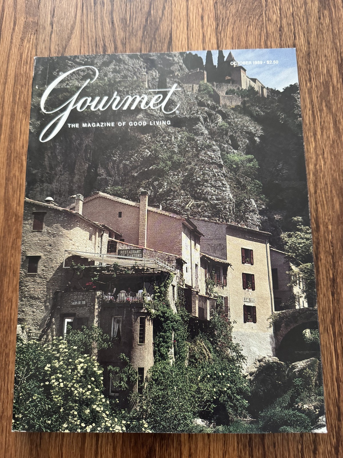Gourmet Magazine October 1989 – 288 pages Paris Miami London Pine Nuts Pears +++