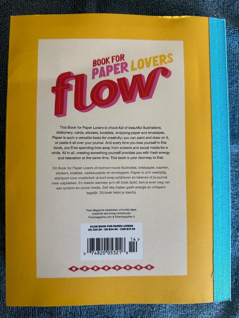 2025 FLOW Magazine BOOK FOR PAPER LOVERS 250+ Pages SPECIAL EDITION Goodies NEW