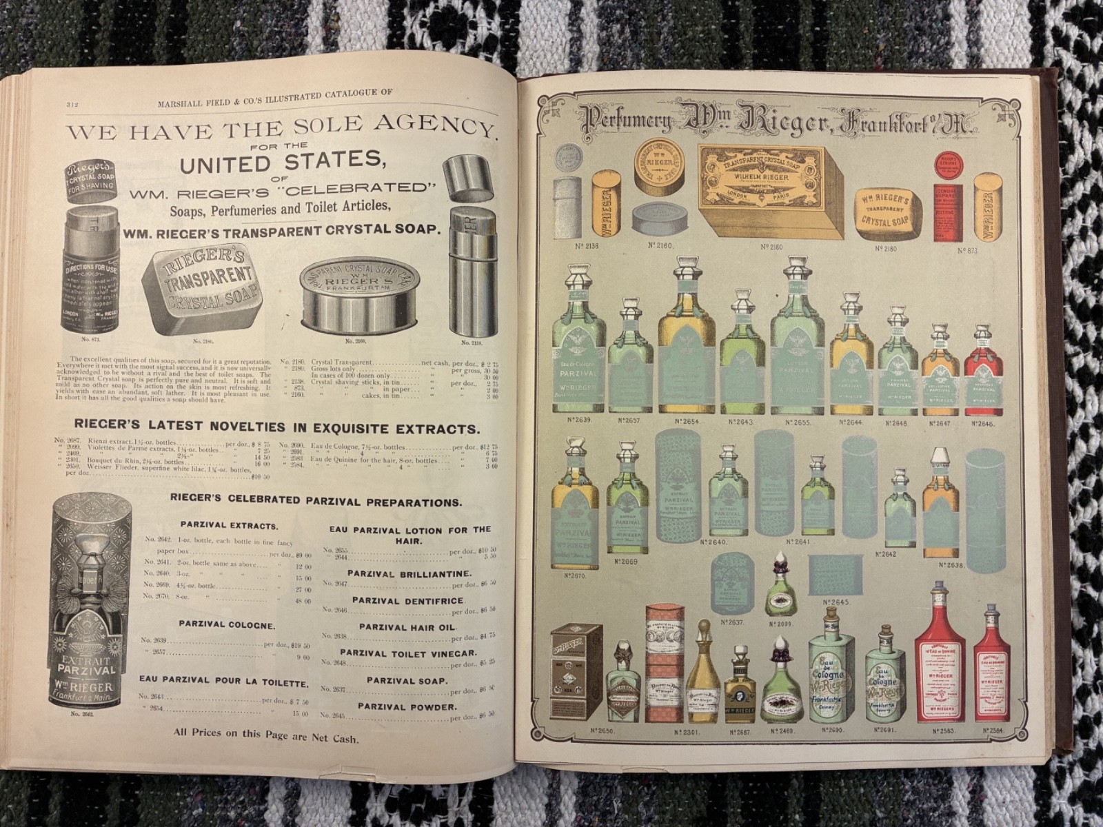 Original Marshall Field Catalogue 1892-1893 – toys, dolls, perfumes, instruments