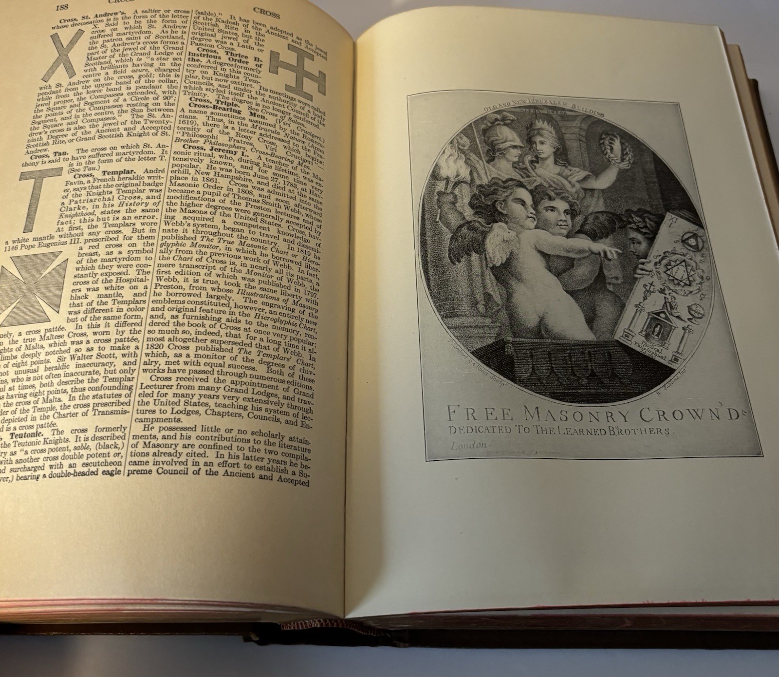 1921 Mackey Encyclopedia of Freemasonry Vol 1 Masonic History Co. Illustrated