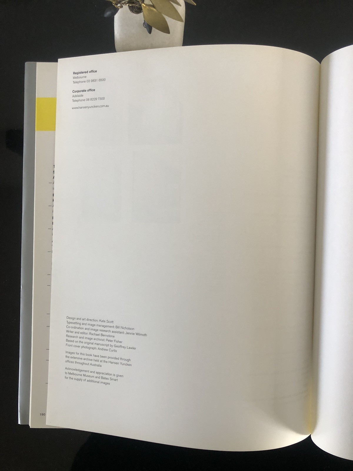 Architecture Hansen Yuncken 90+ 2007 First Edition HC DJ LN Company 🏗️