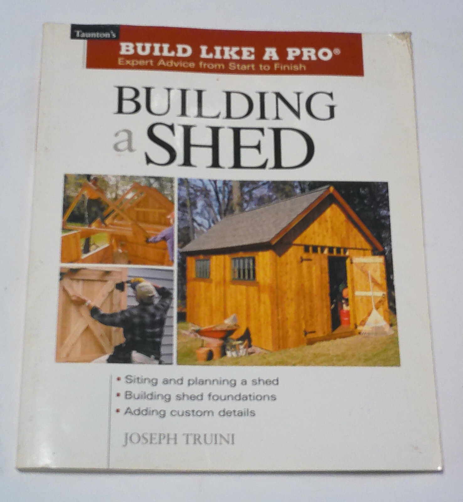 Tauton’s Building Like A Pro ~ Building a Shed By Joseph Truini