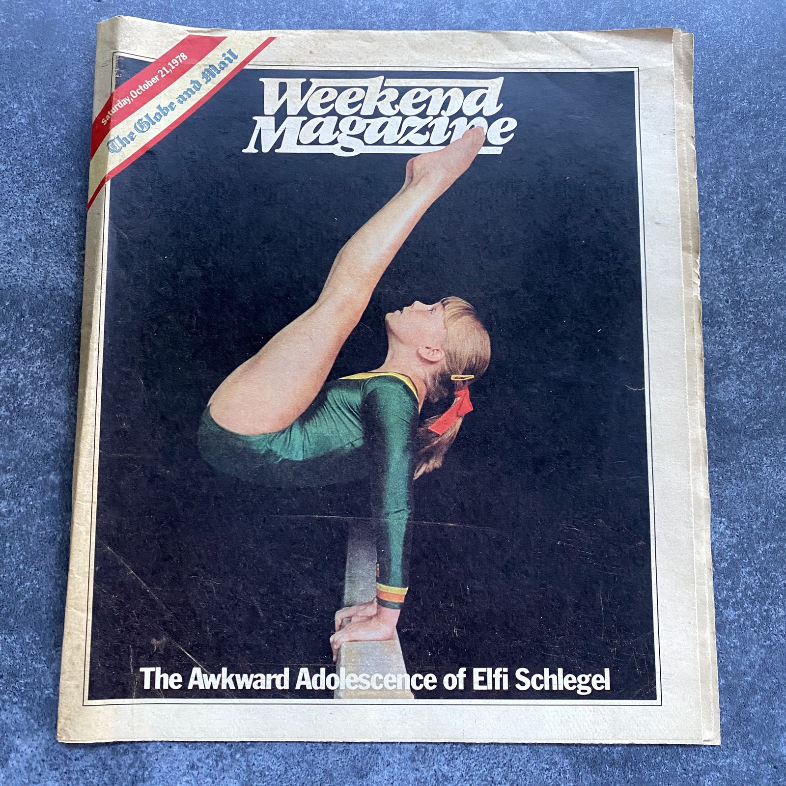 October 1974 Weekend Magazine Magazine Elfi Schlegel Gymnast