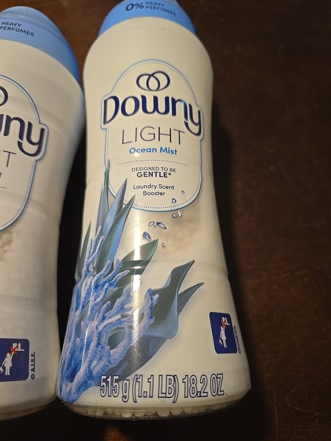 2 Pc Mix Downy Light Scent Booster Beads Ocean Mist 13.4 Oz/18.2 oz (C022)