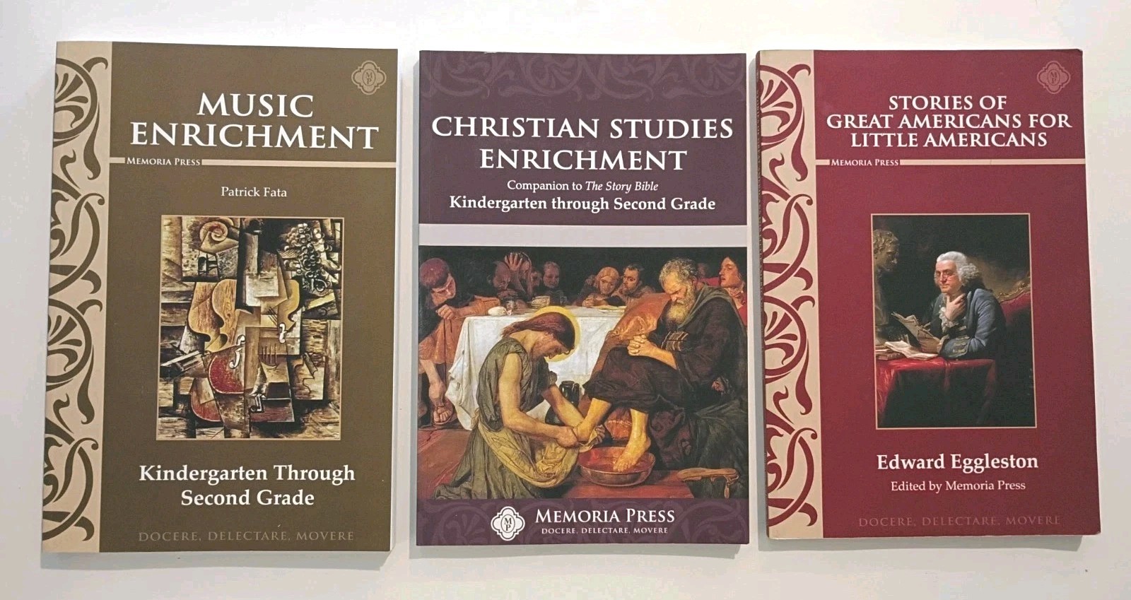 Memoria Press Music Enrichment Christian Studies Stories Of Great Americans Lot
