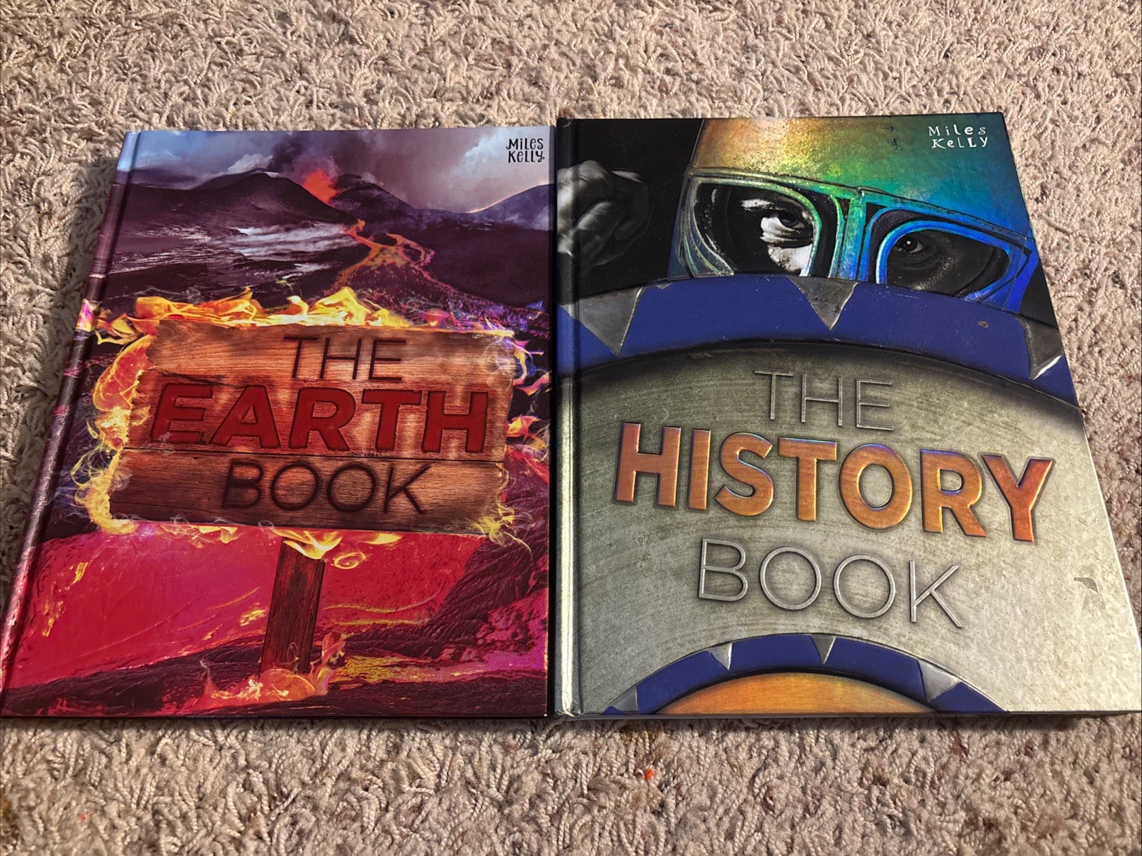 Lot Of 2 Miles Kelly Books | The History Book and The Earth Book