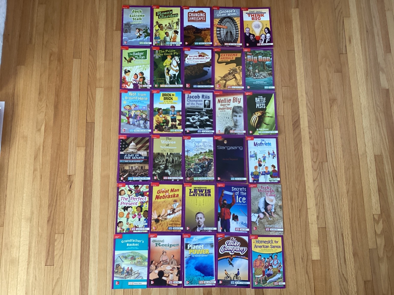 MCGRAW HILL WONDERS LEVELED READERS / GRADE 4 / ELL / 30 BOOKS