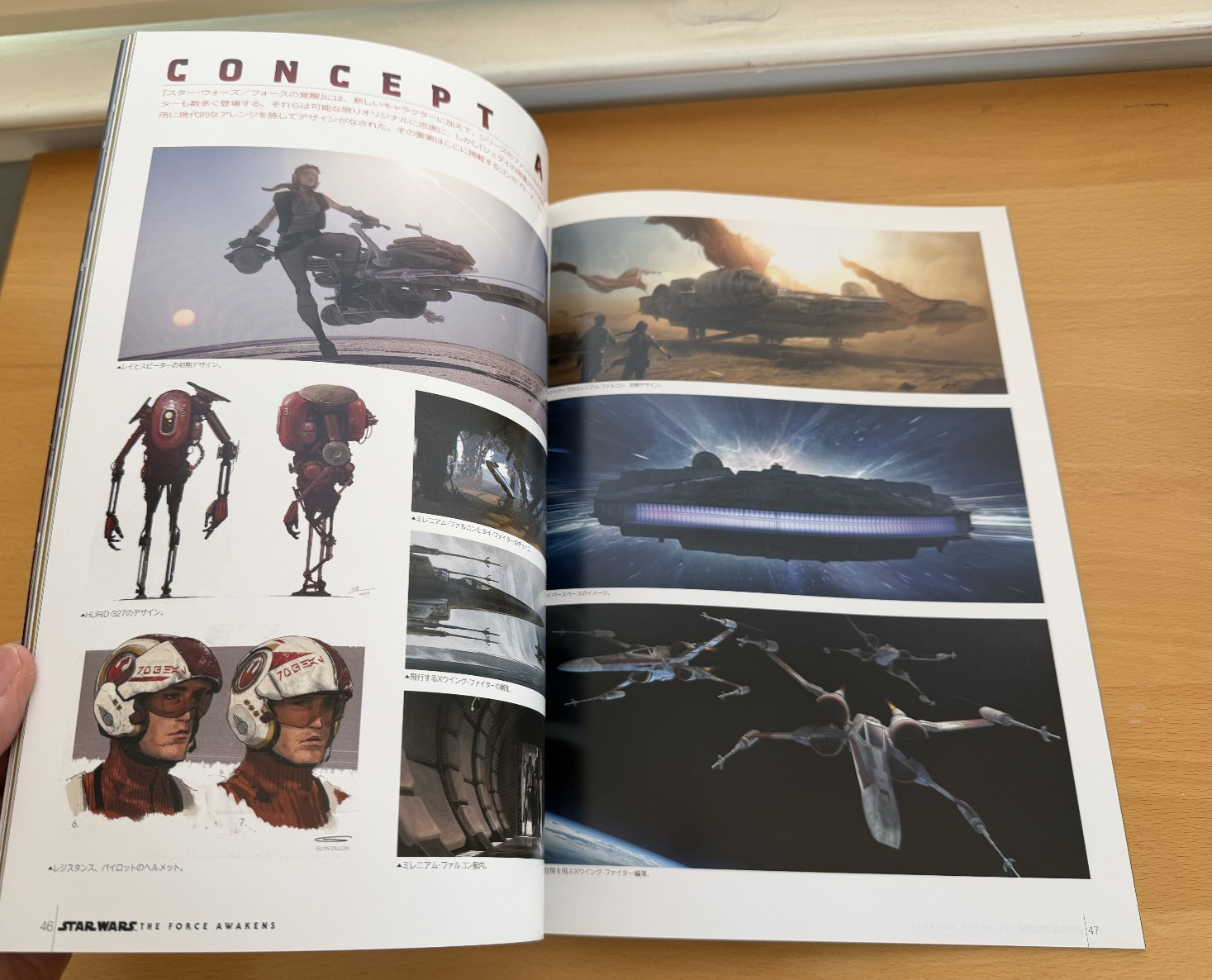Star Wars Force Awakens Japanese Movie Program Brochure Pamphlet Collectable