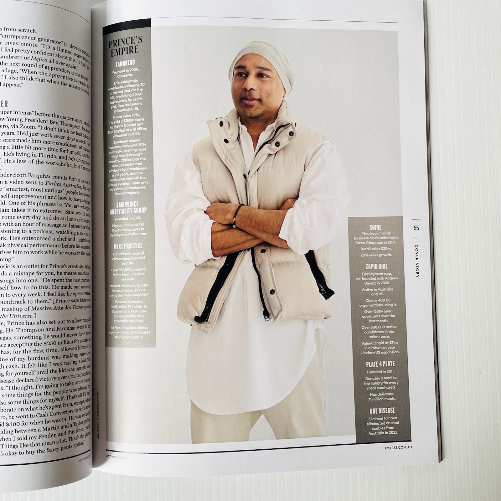 Forbes Australia Magazines X 2 Issue 7 Oct Nov 2023 Issue 8 Dec Jan 2024