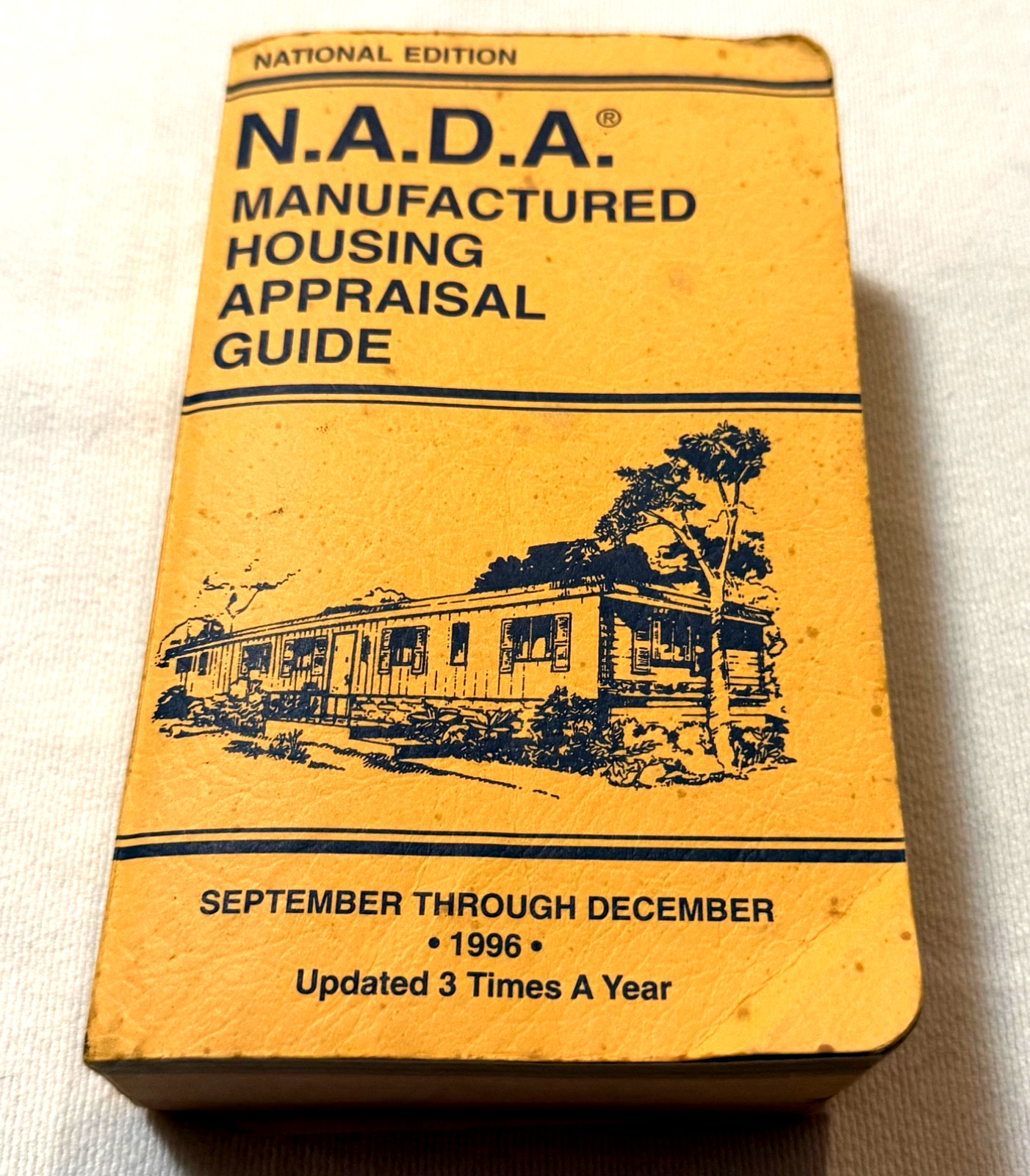 N.A.D.A. Manufactured Housing Appraisal Guide Sept through Dec 1996 Vintage RARE