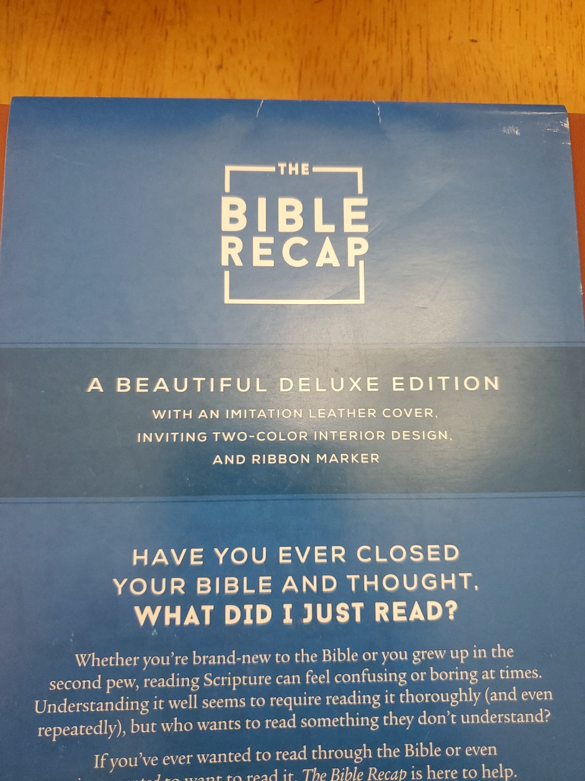 New The Bible Recap Deluxe Edition Tara-Leigh Cobble W/Damage