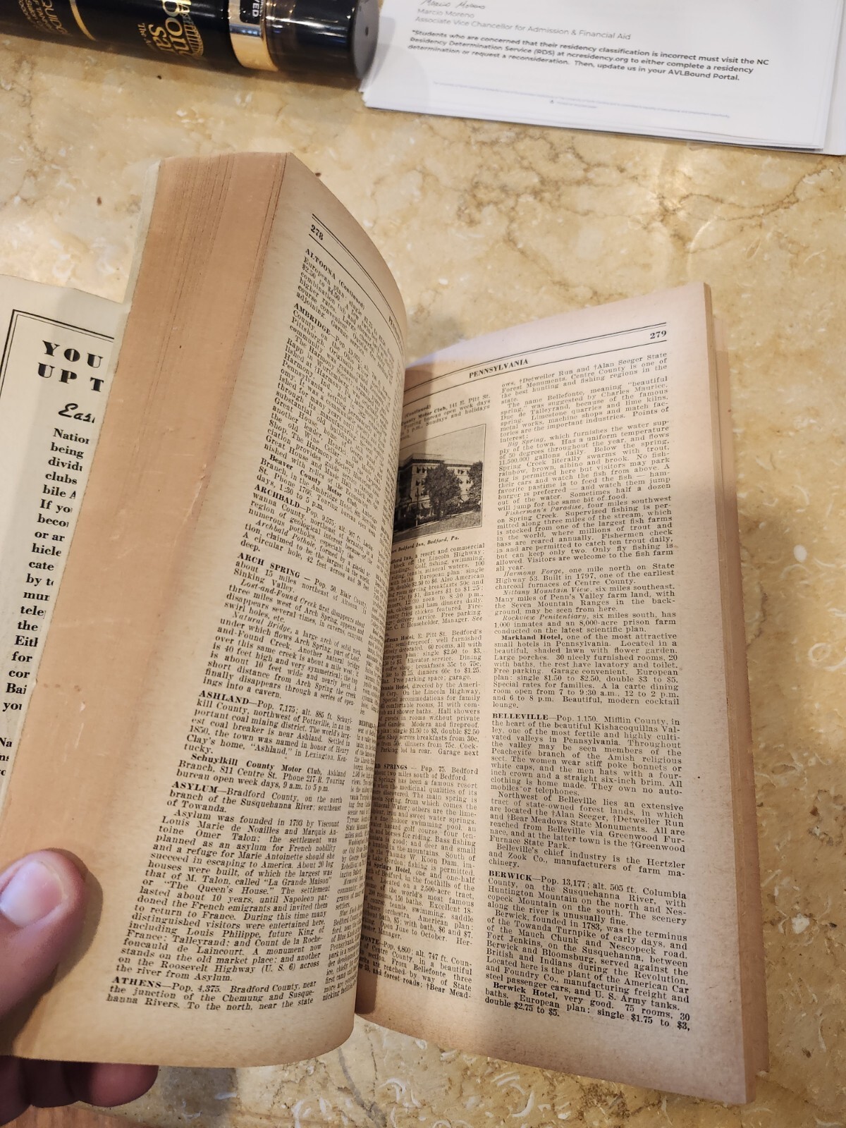Northeastern AAA Tourbook 1941 edition. 656 pages