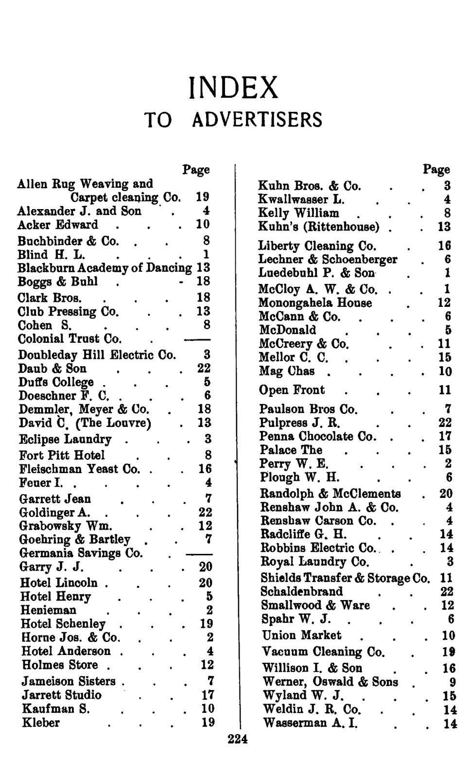 1909 Our Sisters Recipes 250 Pages