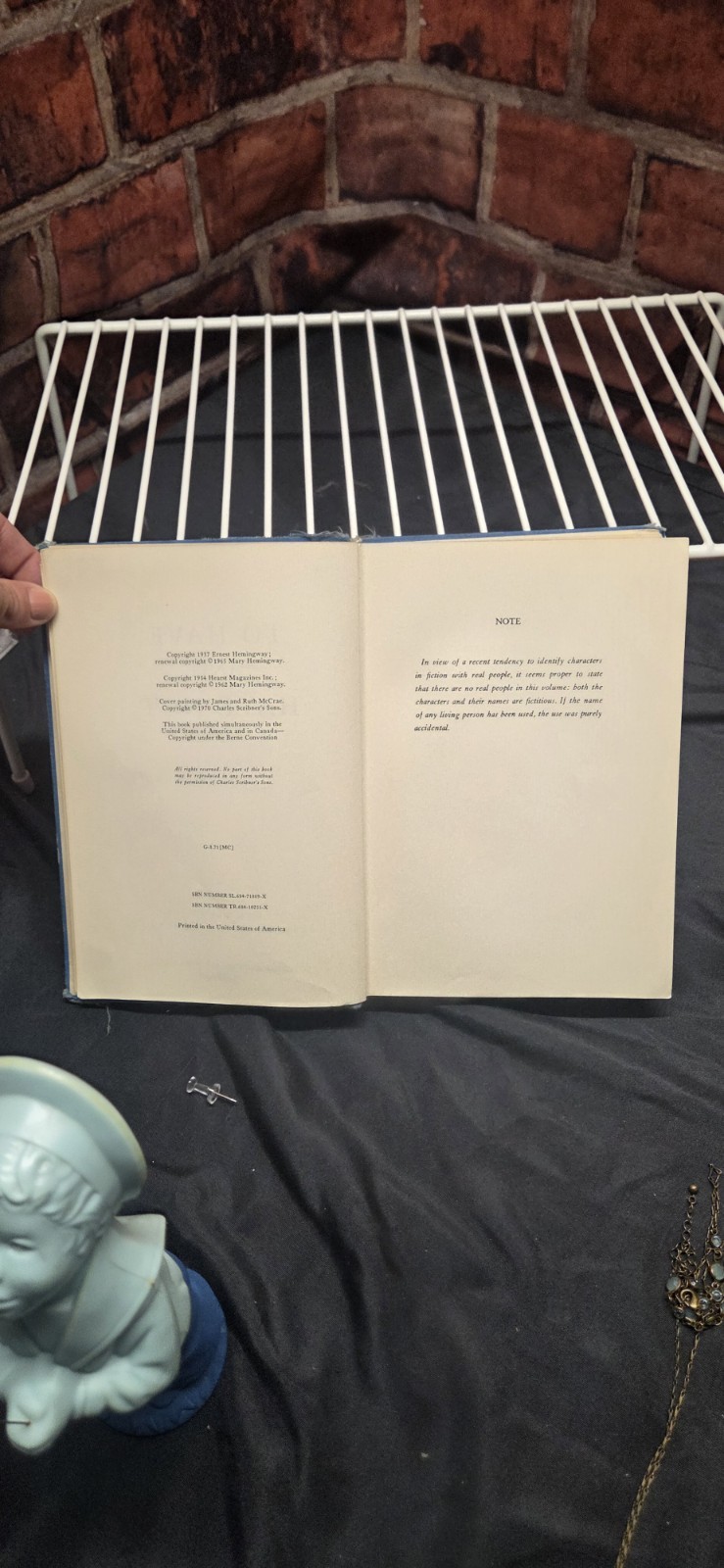 Ernest Hemingway To Have and Have Not, Hardcover Scribners, Archbishop Curley HS