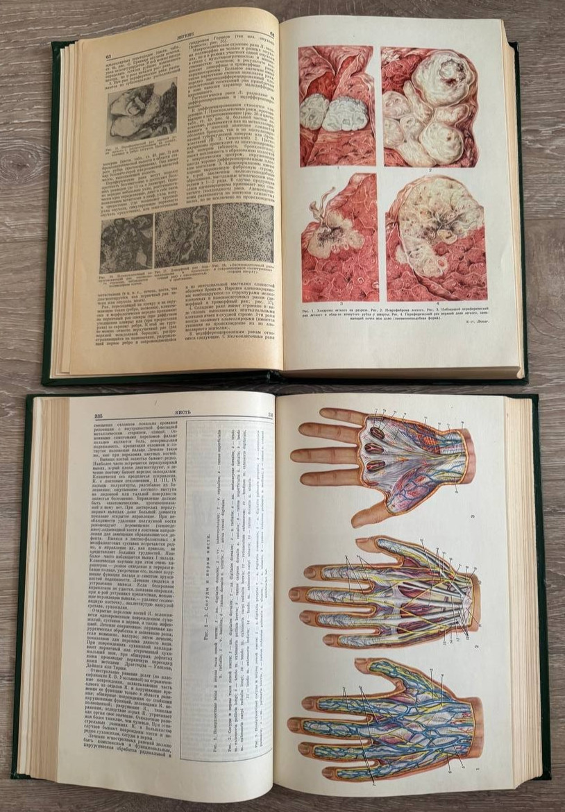 1969 Medical Encyclopedia Set Comprehensive Health Anatomy Surgery Russian book