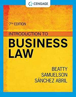 Introduction to Business Law (MindTap – Paperback, by Beatty Jeffrey F.; – Good