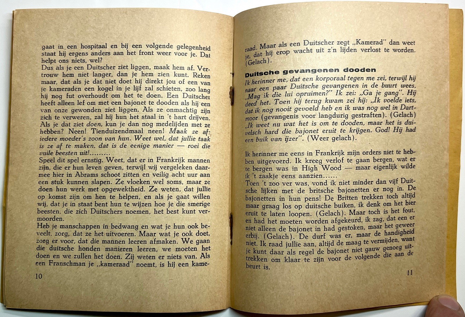 1934 EEN VERBODEN TOESPRAAK OSBORN DUTCH ANTI MILITARIST PROPAGANDA BOOKLET 1ST