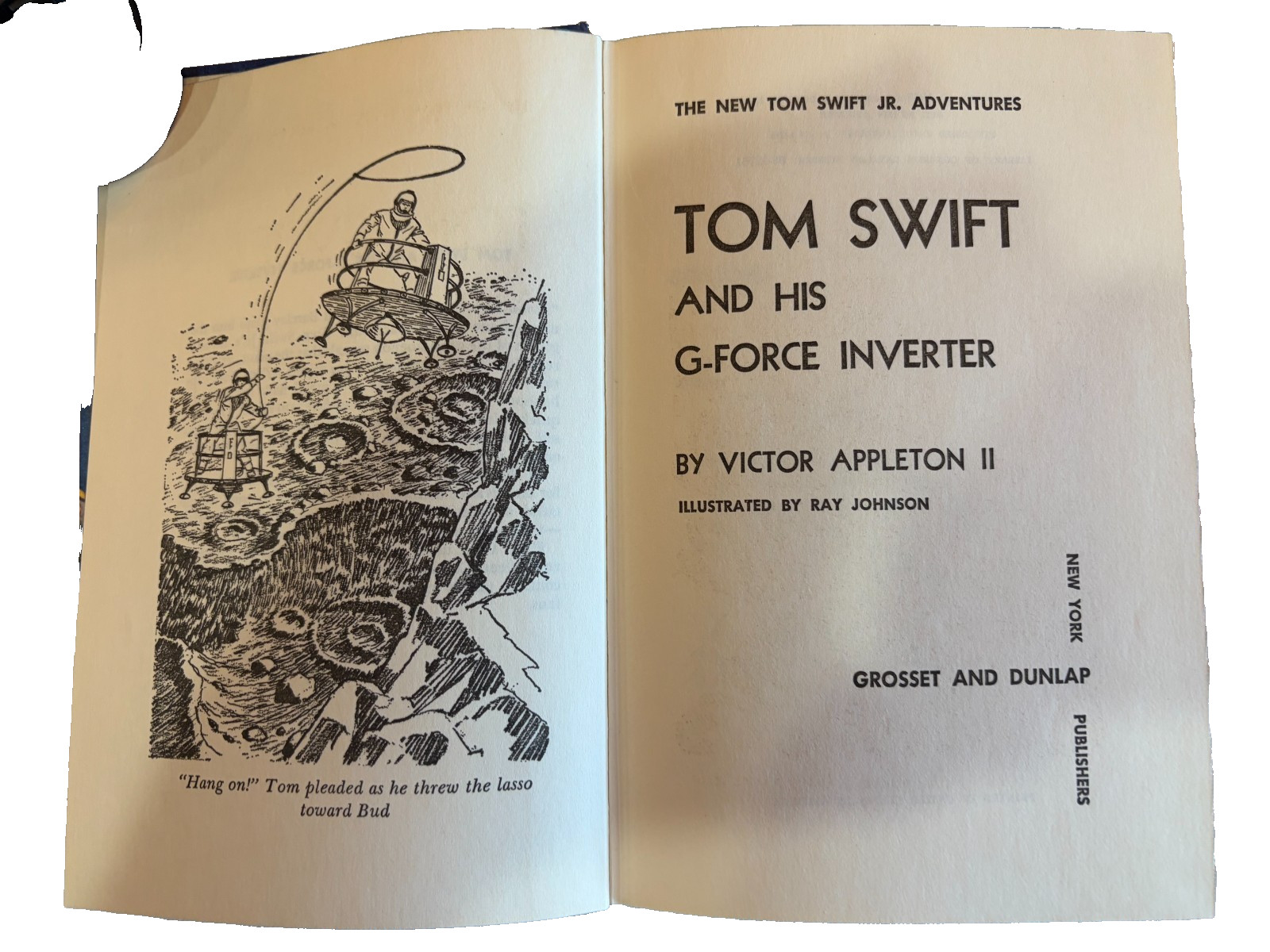 Tom Swift Books #30 G-Force Inverter #31 Dyna-4 Capsule #32 Cosmotron Express G+