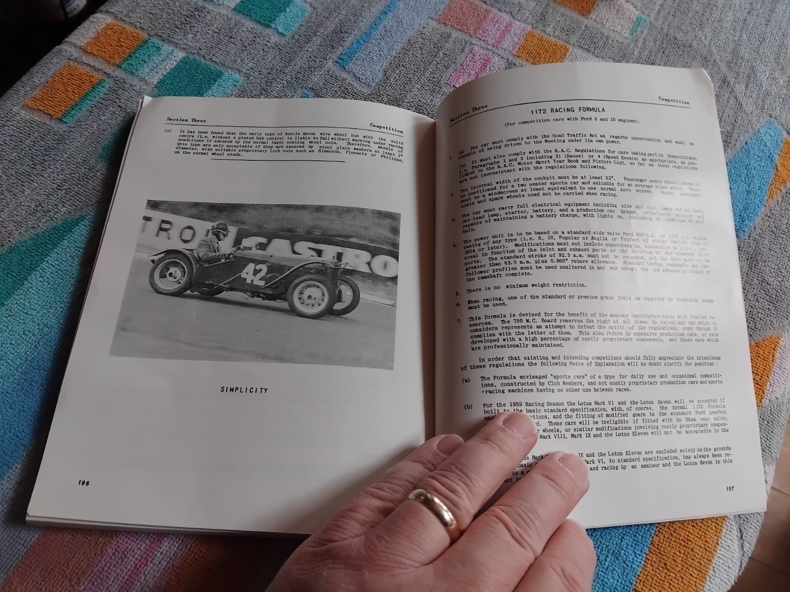 Special Builders Guide 750 Motor Club VGC Trials Race Austin Seven Ford 10 1172