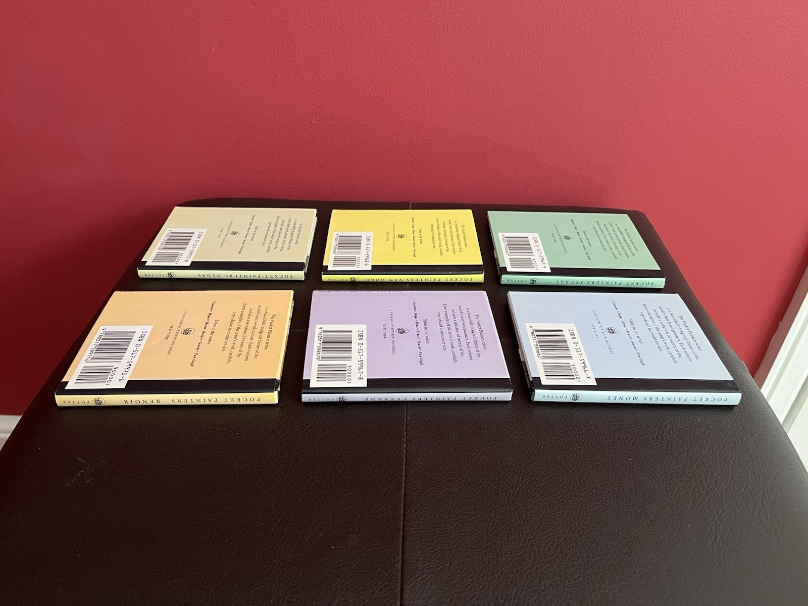 The Pocket Painters Hardcover Books Set of 6 Van Gogh Monet Degas Seurat Renoir