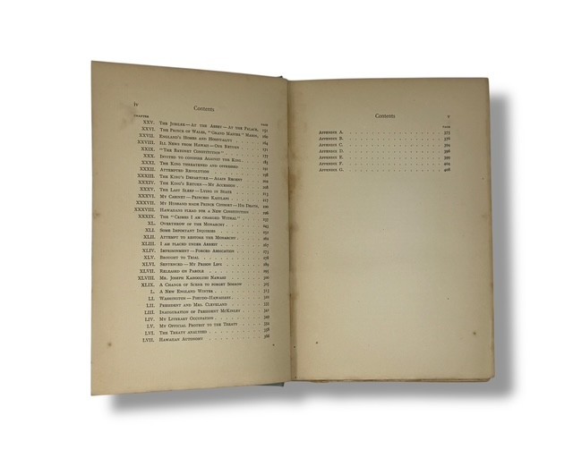 Hawaii’s Story/ Queen Liliuokalani/Lee and Shepard/Boston/ 1898/ First Ed.