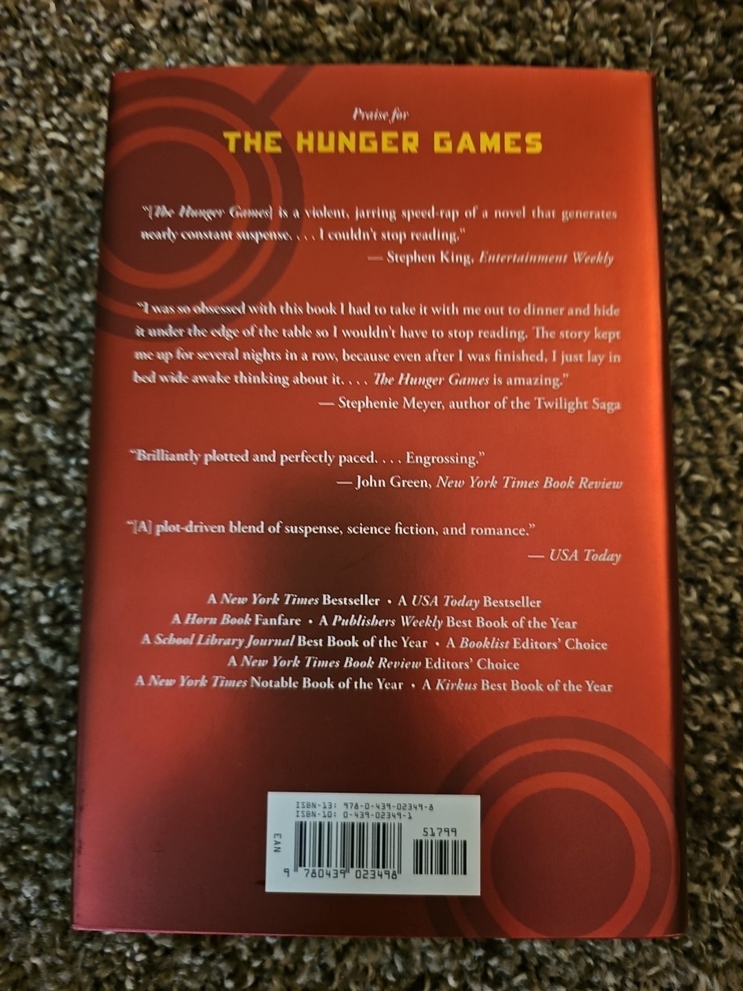 Catching Fire by Suzanne Collins 1st Edition First Printing 2009 Hardcover