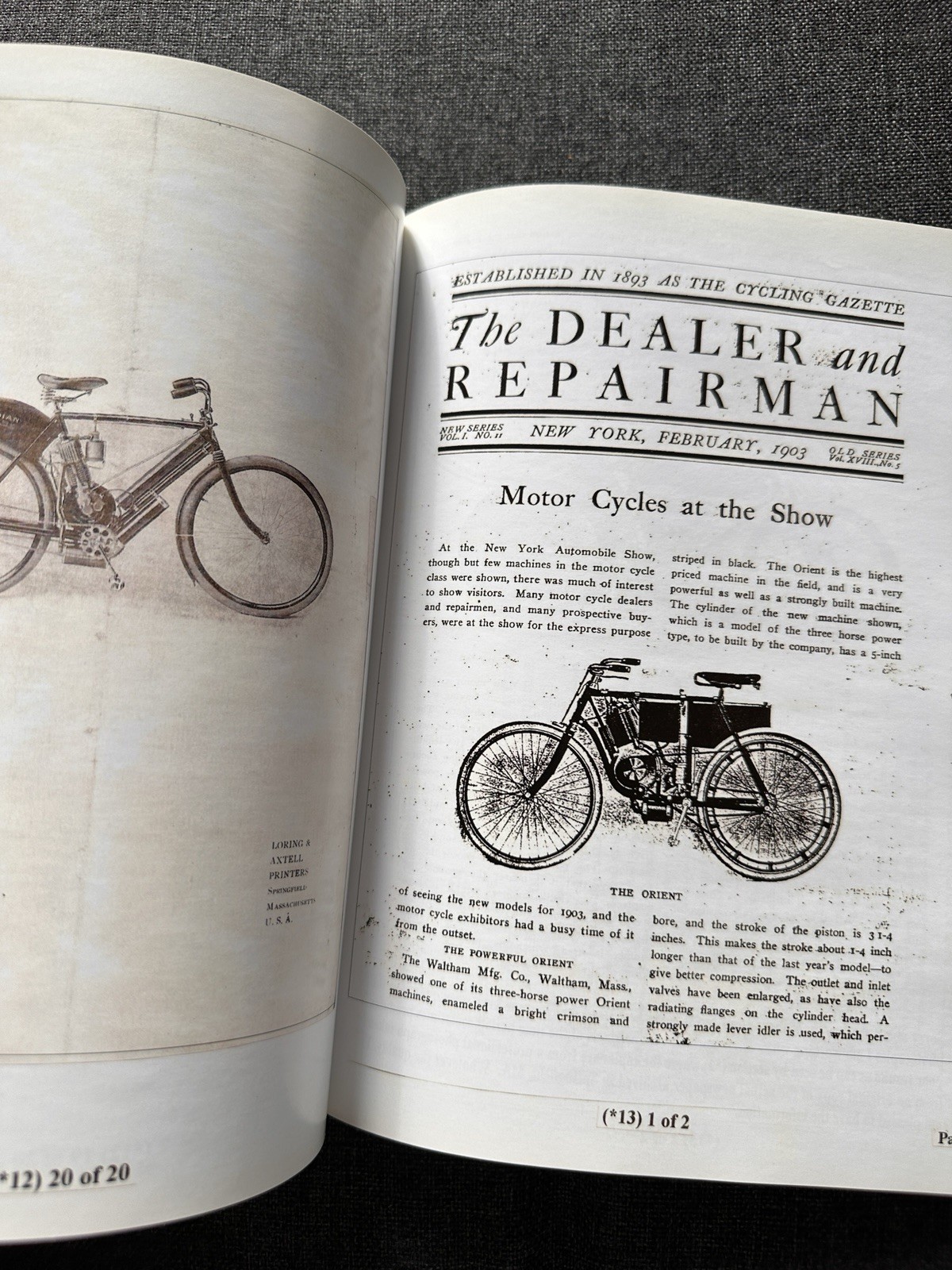 Early Indian Motorcycle History Hardcover Book By George Yarocki RARE & Signed!