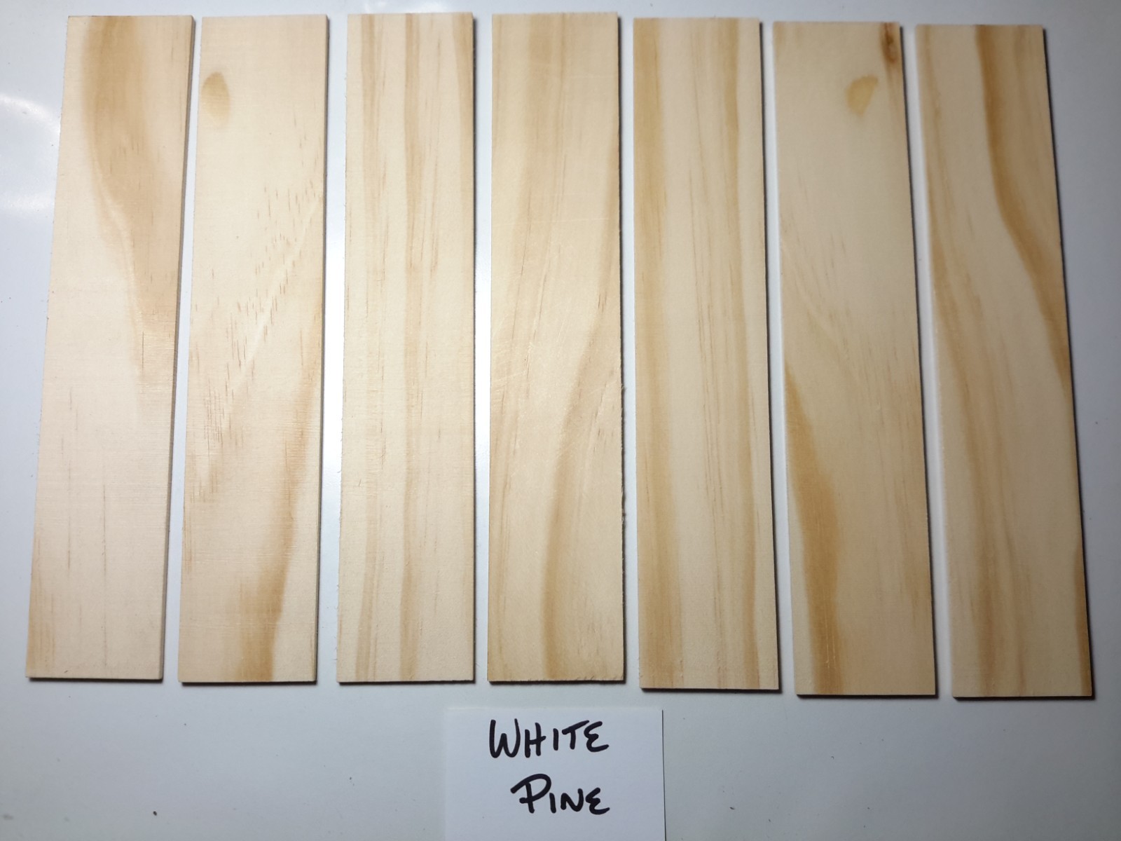 Unsanded Craft Wood, Knife Scales, Bookmarks U Pick Species 1/8″ x 1 5/8″ x 8″
