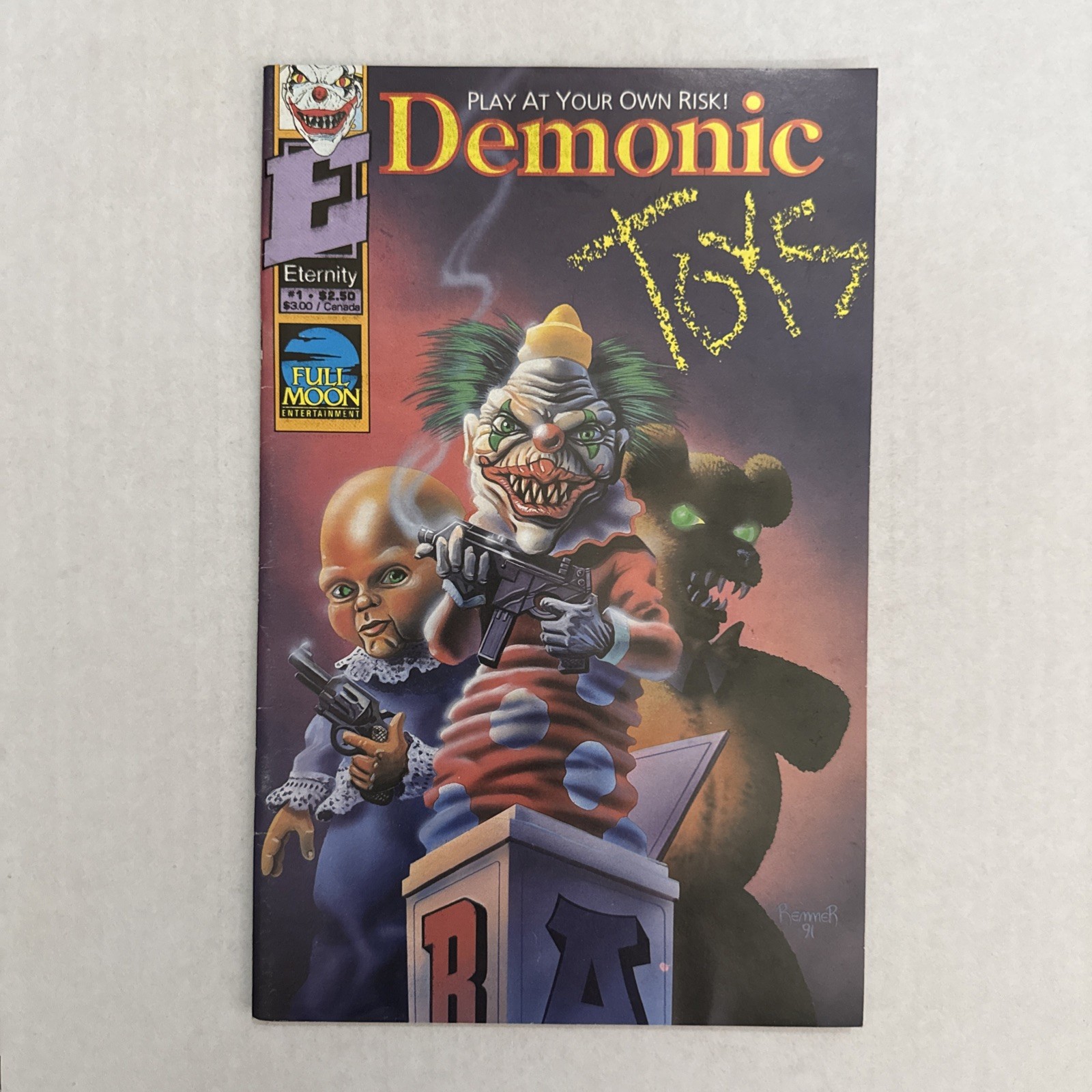 Demonic Toys #1 & #3 Eternity Comics (1992)