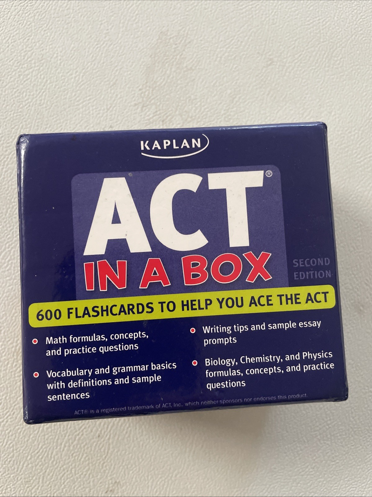 Kaplan Test Prep Ser.: Kaplan ACT in a Box by Kaplan Higher Education Staff…
