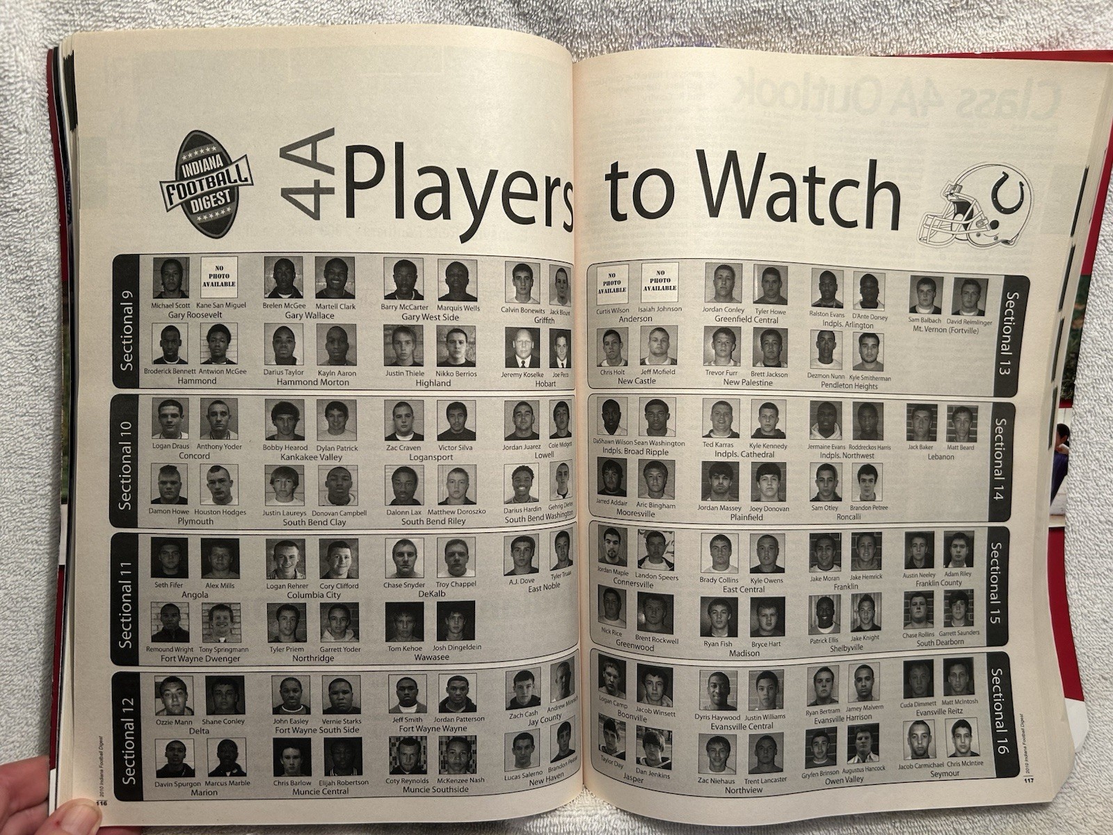 2010 Indiana Football Digest 428 Pages Of Info On High School & College Teams