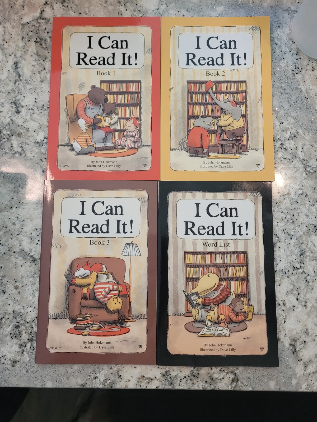 I Can Read It! Complete Set Books 1 2 3 Word List John Holzmann Lot of 4