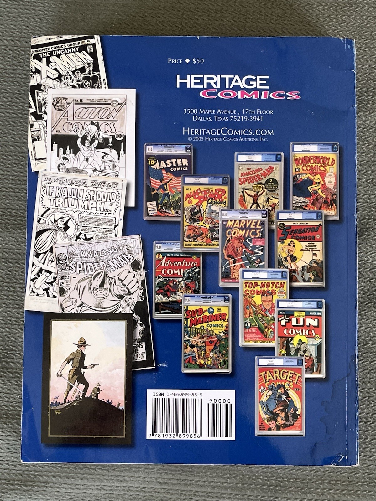 Heritage Comics Auctions August 2005 Signature Auction #817 Catalog, 588 pages