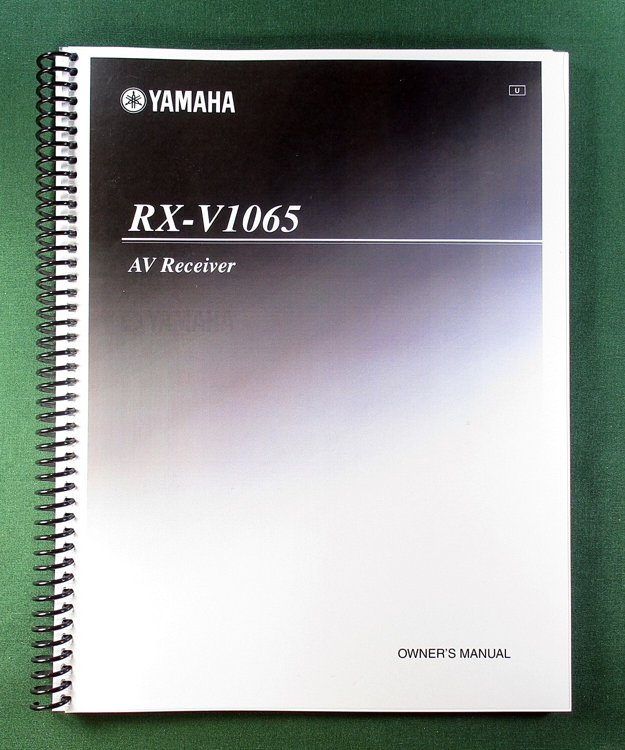 Yamaha RX-V1065 Instruction Manual: 102 Pages & Protective Covers!