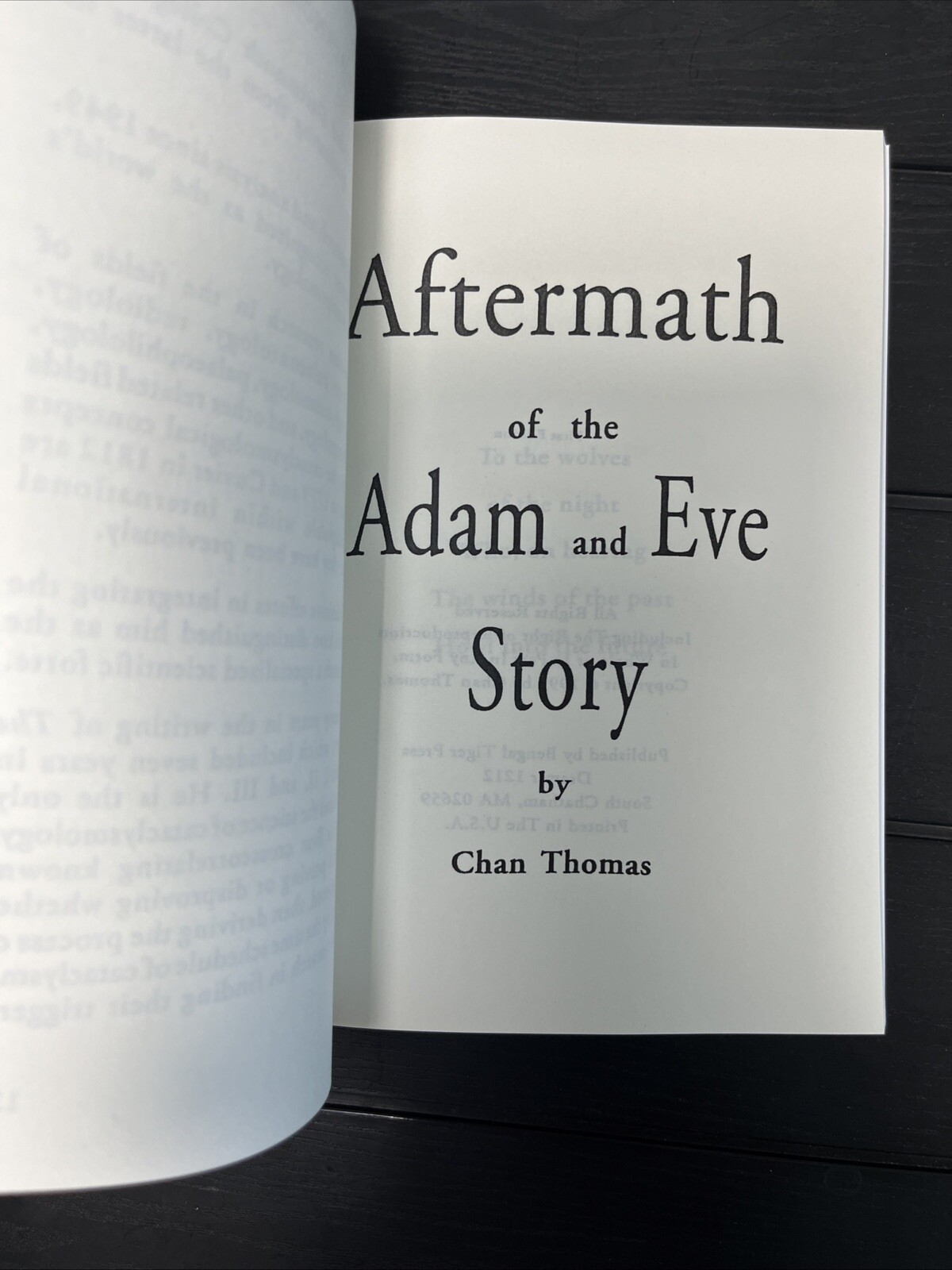 CIA Declassified,The Adam and Eve Story,the History of Cataclysms,by Chan Thomas