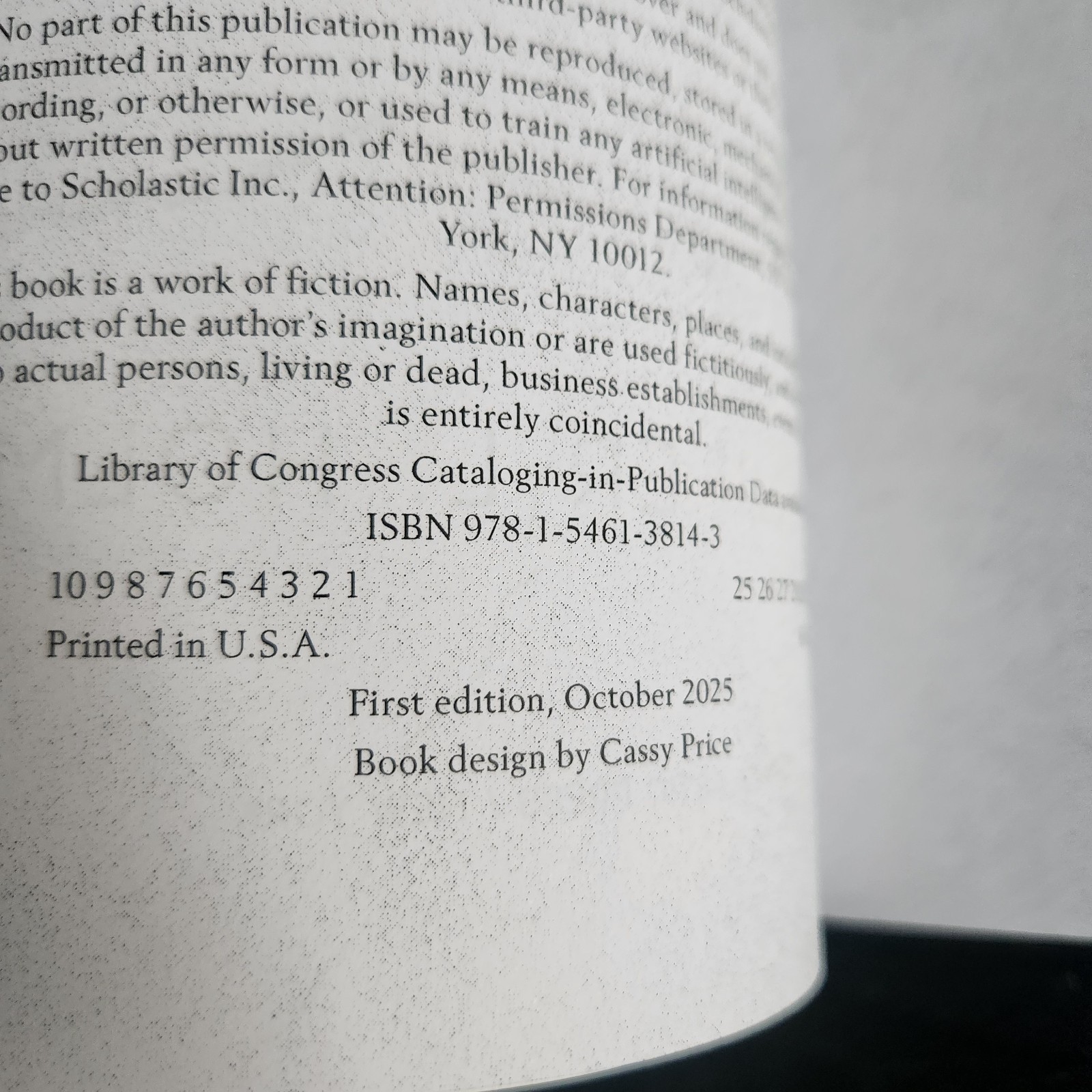 Outside by Jennifer L. Holm ARC Advanced Reader’s Copy Uncorrected Proof 1st Ed