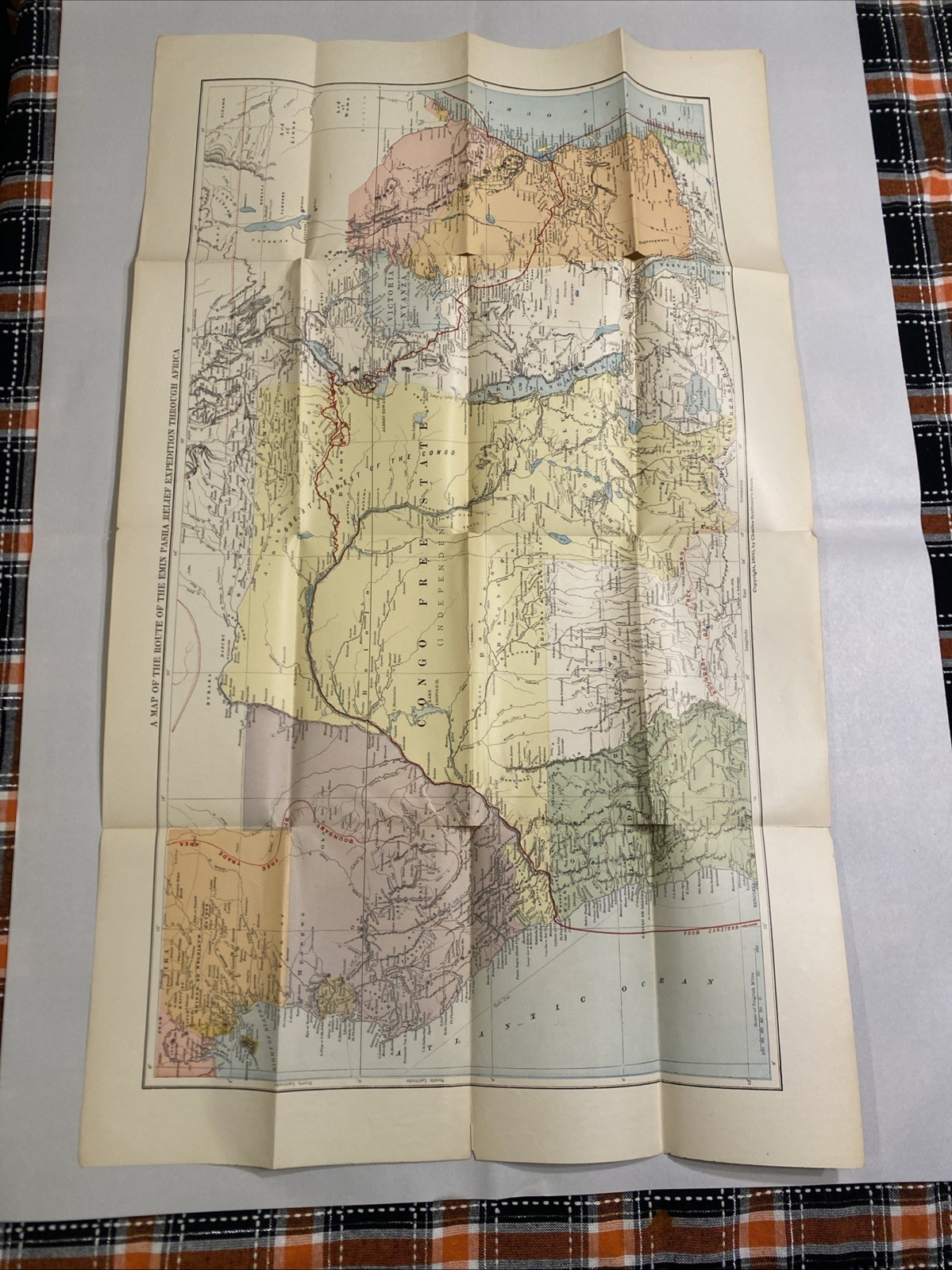 In Darkest Africa Henry M. Stanley 1890 SIGNED 3 Maps Magnus Tait 1st Edition
