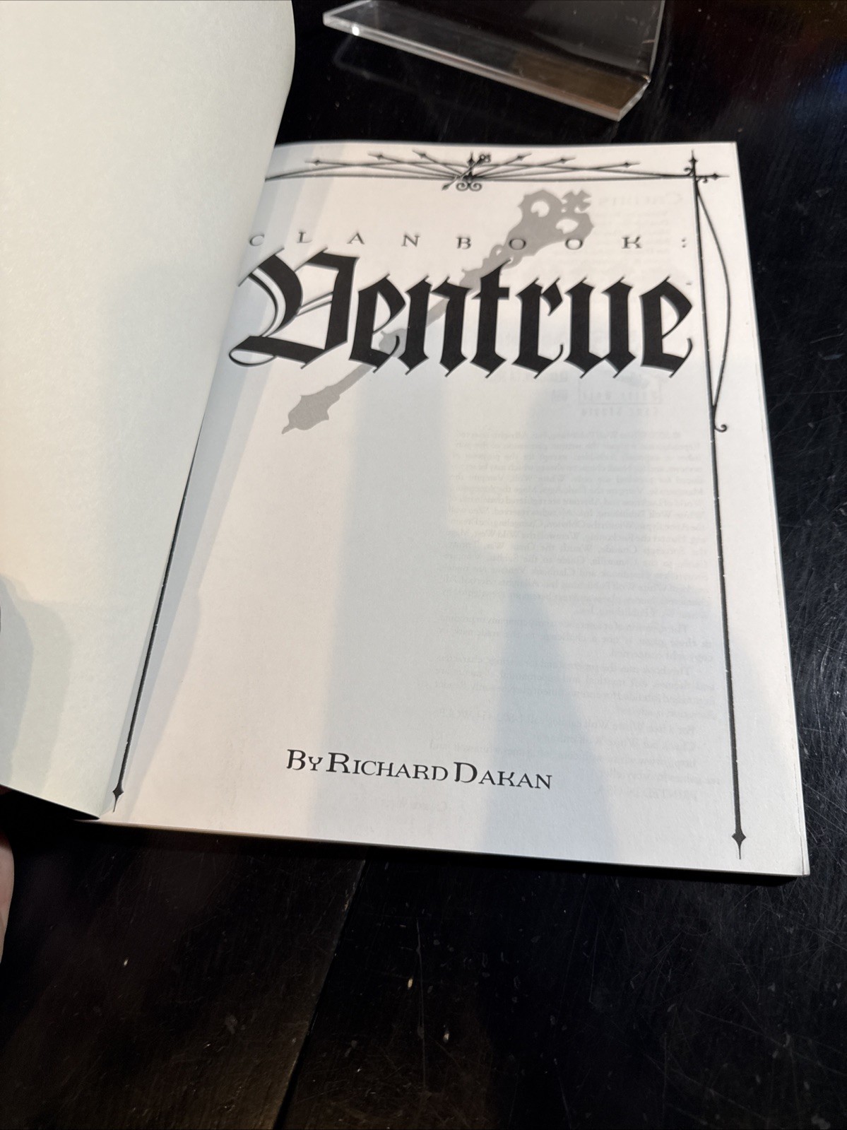Vampire: The Masquerade VENTRUE Clanbook – WW2358