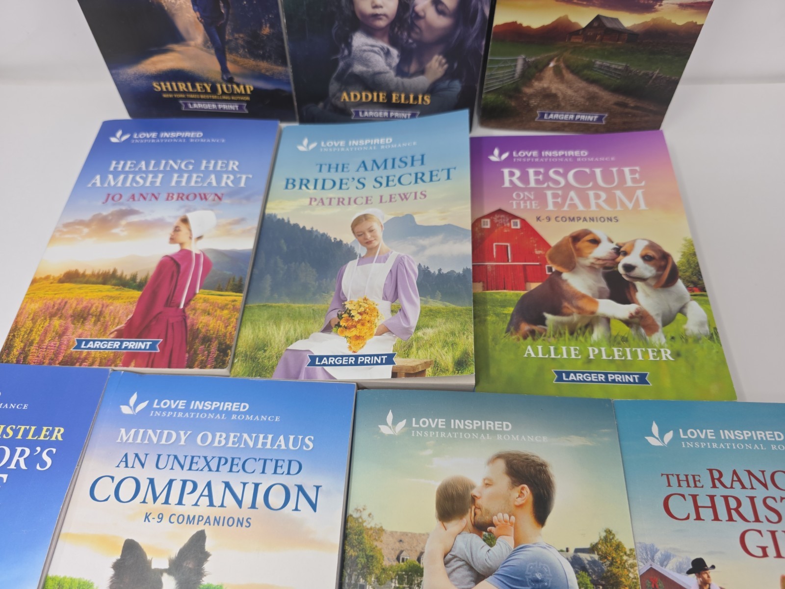 Love Inspired Suspense 2026 2025 Larger Print 10 Book Lot LIS Harlequin Romance