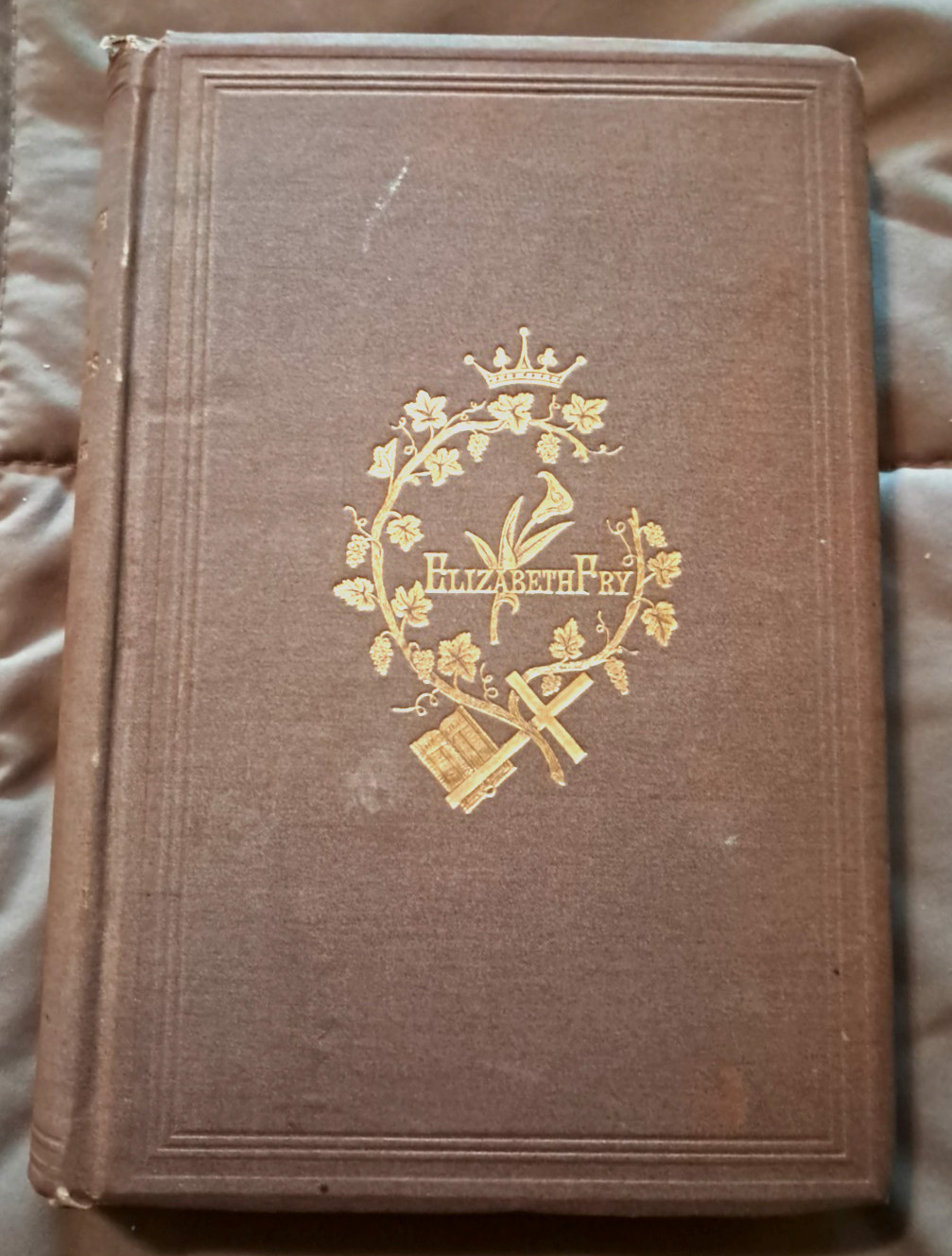 Elizabeth Fry by Edward Ryder, 1883, Prison Reformer, Philanthropist,HC, GOOD