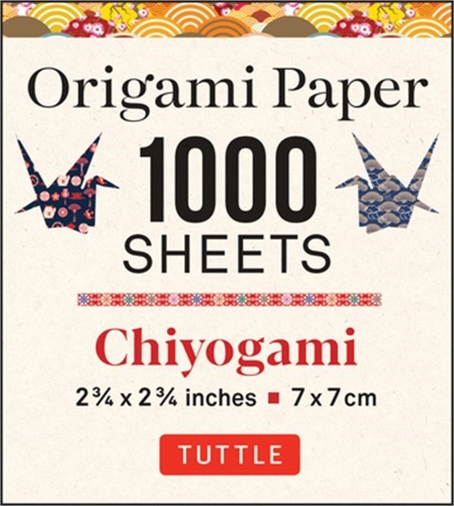 Origami Paper Chiyogami 1,000 Sheets 2 3/4 in (7 CM): Tuttle Origami Paper: High