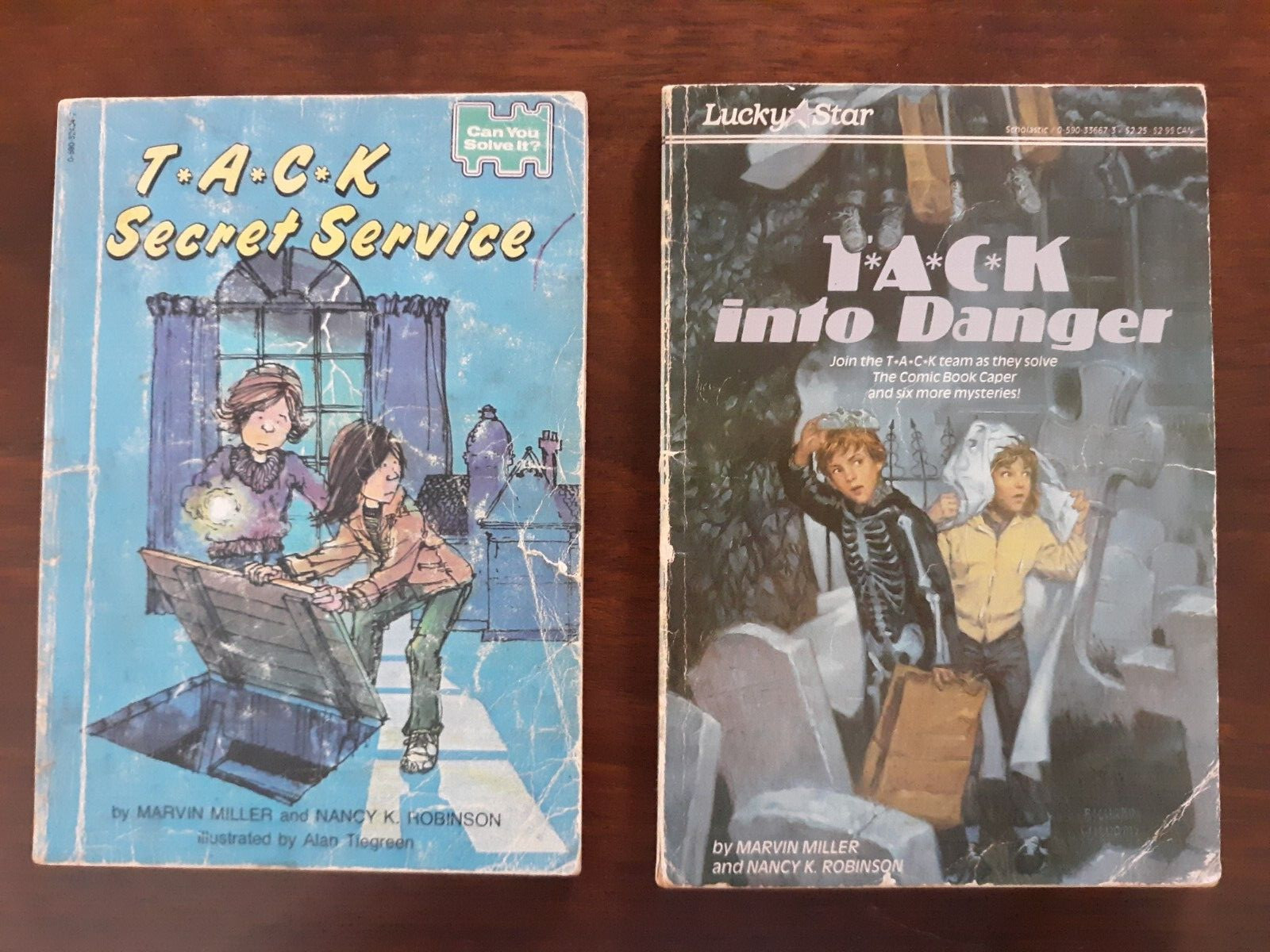 2 Books–T*A*C*K SECRET SERVICE/T*A*C*K INTO DANGER by Miller and Robinson.