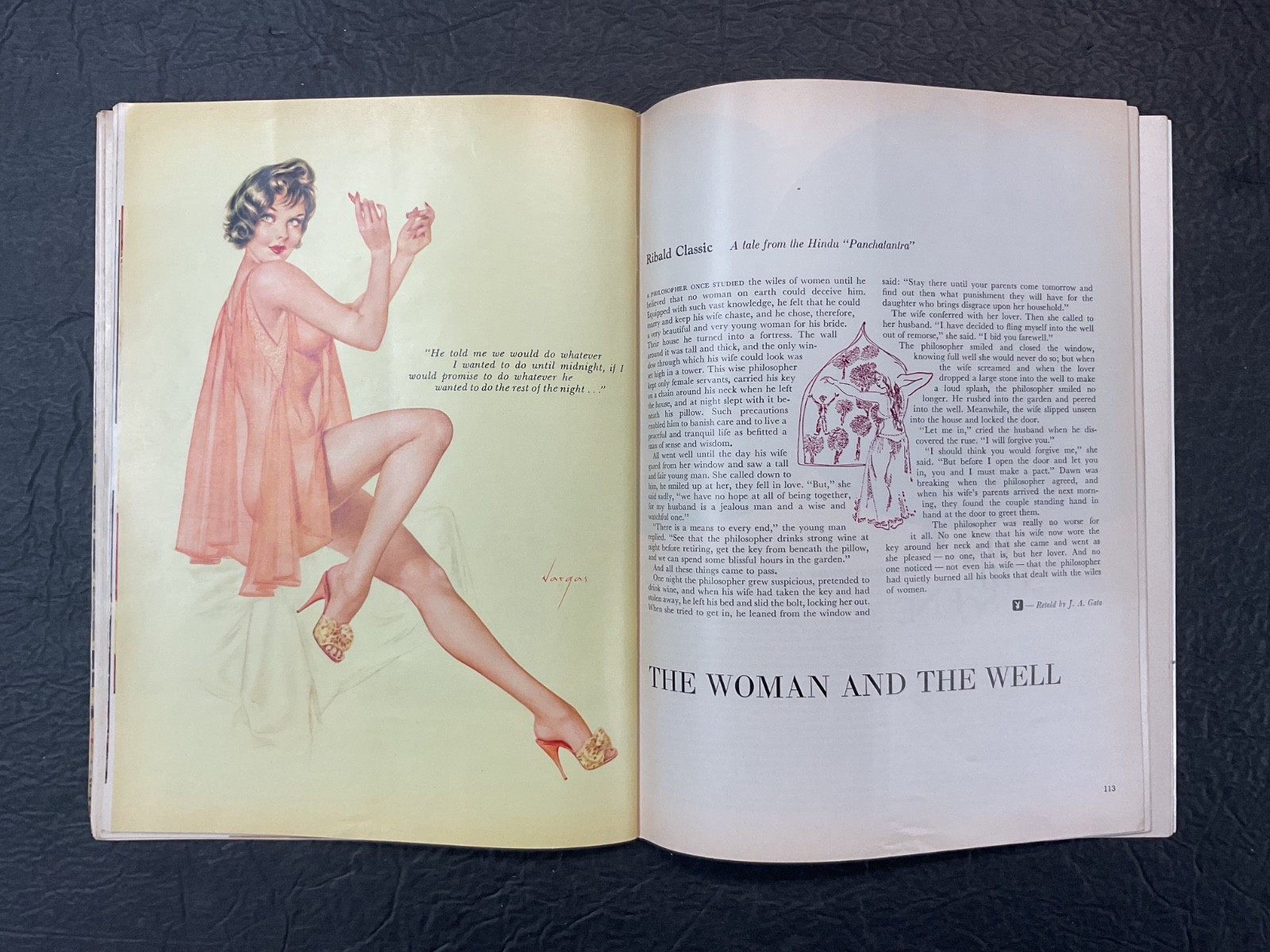 Playboy Magazine September 1961 Vargas Girl Centerfold Solid Condition