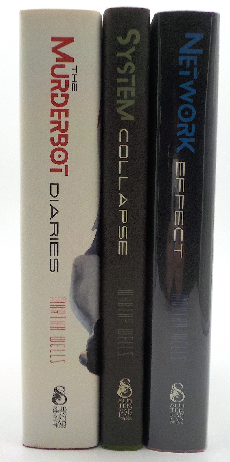 THE MURDERBOT DIARIES 3 BOOK SET & POSTER Martha Wells Signed Subterranean