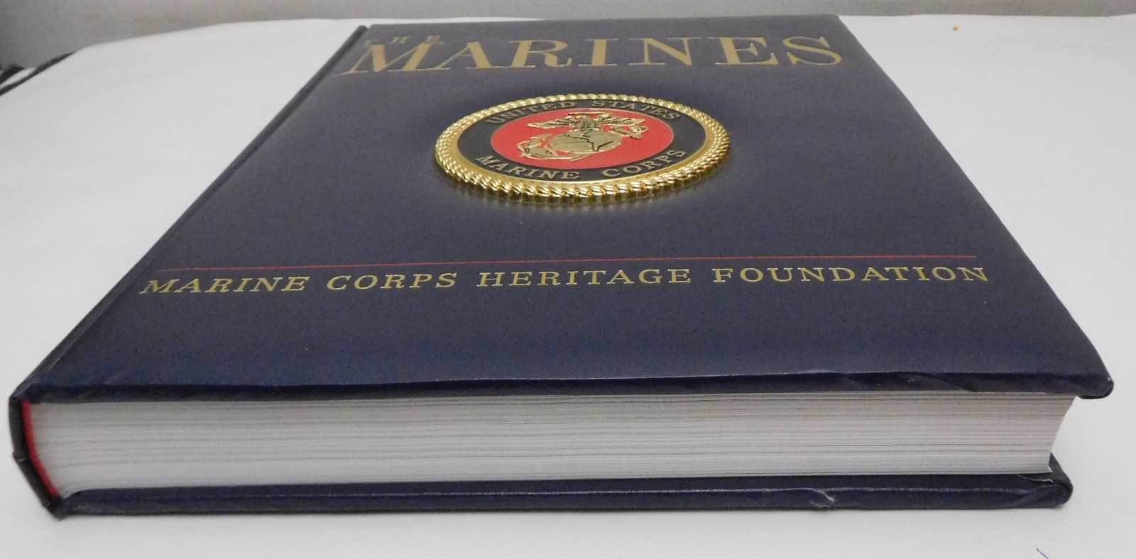 The Marines Hardcover Coffee Table Book USMC History 359 Pages Oversized