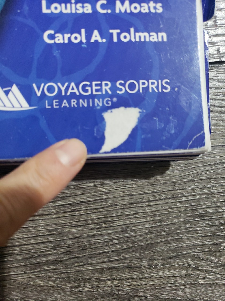 LETRS VOLUME 1:UNITS 1-4 ( Pages Clean, No Marks, Wears To Cover)